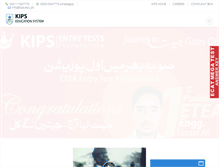 Tablet Screenshot of kips.edu.pk
